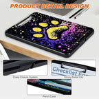 Clipboard with Storage, Hard Letter A4 Size Clip Board with Pen Holder & Paper Organizer, Heavy Duty Portable Writing Pad for Nurses Students Teachers Office Jobsite Contractor, Dog Paw