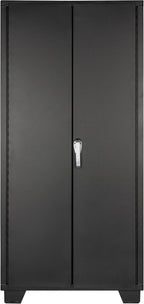 Jamco Tool Storage Cabinets with Bin Mounts, Model DZ, Includes 132 Bins, 36-Inch W x 24-Inch D x 78-Inch H, Blue Bins