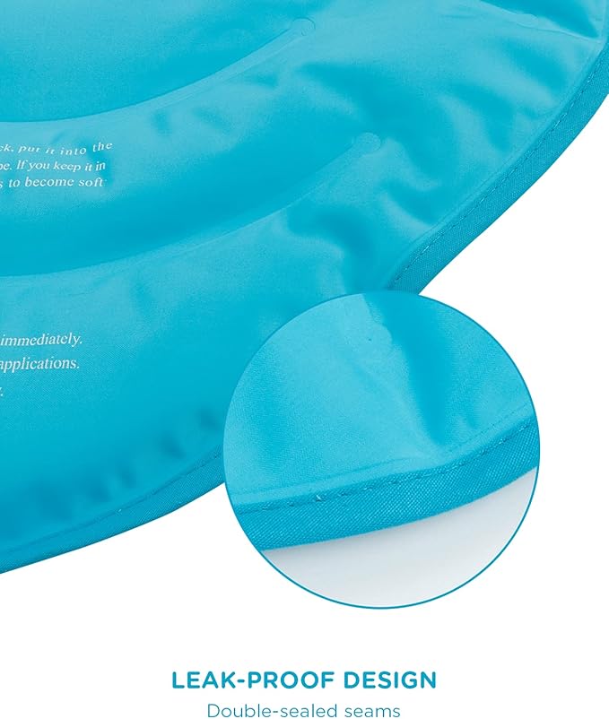 Comfytemp Ice Pack for Neck Shoulders Pain Relief, FSA Approved HSA, Resuable Large Gel Shoulder Cooling Wrap for Upper Back, Cold Compress Physical Therapy for Cervical Injuries, Men Women Gift