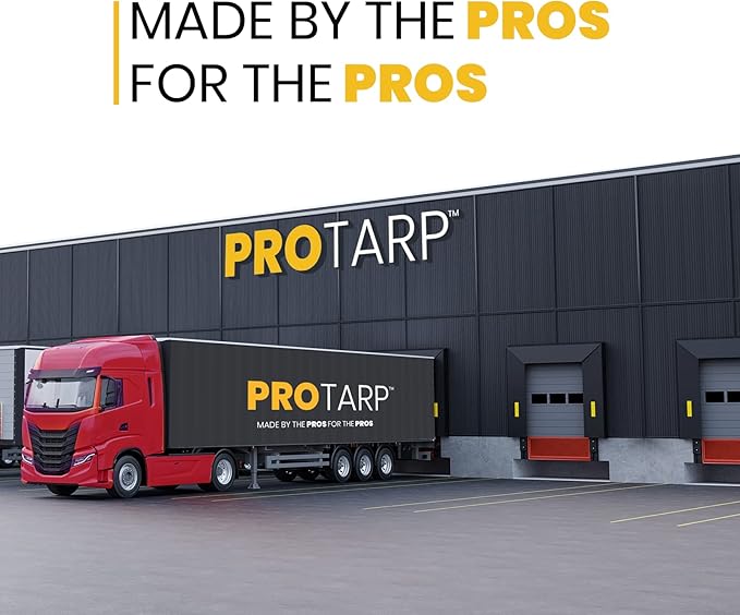 PROTARP Extra Heavy Duty 16 Mil Tarp Cover, Waterproof, UV Resistant, Rip and Tear Proof, Poly Tarpaulin with Reinforced Edges for Roof, Camping, Patio, Pool, Boat. (Green/Black 20′ X 30′)