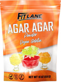 Agar Agar Powder 16 oz - Vegan (Vegetarian) Gelatin - Non GMO, Gluten Free and Nutrient Rich - Substitute for Beef Mix - Unflavored.