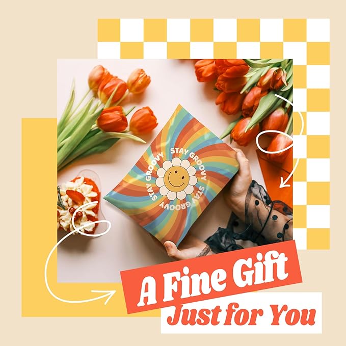 Metronic Poly Mailers 6x9 Inch 100pc Shipping Bags for Clothes,Self Adhesive Shipping Envelopes for Small Business,Waterproof Mailers Poly Bags for Shipping,Packaging Mailing Bags Rainbow Smile Face