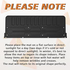 TripleAliners Tailgate Mat Compatible with Toyota Tundra 2007-2021 Accessories Truck Tailgate Liner Bed Cover All-Weather Protector Cargo Cover Custom Fit for Tundra 2007-2021(Not Fit Drop-in Liners)