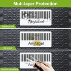 2" x 1" Direct Thermal Label, Paper for Barcodes Postage Address Perforated & Compatible with Rollo, Zebra, Munbyn, Nelko Printers(12 Rolls, 1300 Labels/Roll)