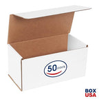 Box USA BM1055 10"L x 5"W x 5"H, White (Pack of 50)