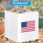Pallet Cover Tarp Waterproof, Pallet Covers Heavy Duty Waterproof bulk Pallet Covers 48 x 48 x 60'' Outdoor Pallets Tarps Bulk Box Cover 48 x 48 x 60'' Custom White Fits Wood Patio Furniture