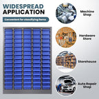 Part Cabinet with 75 Drawers, Shelves & Label Stickers - Bolt and Nut Organizer Bolt Bin Cabinets, Stainless Steel Tool Storage Cabinet for Hardware Organization Small Items and Parts (75 Drawers)