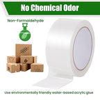 Lichamp Clear Packing Tape, 24 Rolls Heavy Duty Packaging Tape Refill for Moving Boxes, Mail Shipping Supplies, 1.88 inch x 55 Yard x 2.6 mil, A224TP