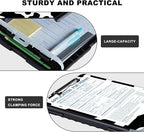 Clipboard with Storage,Storage Clipboard with Pen Holder,Heavy Duty Plastic Storage Clipboard with Low Profile Clip, Clipboard Folder, Teacher Must Haves, Office Supplies,Cute Cow