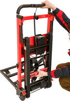 LINE2design Electric Hand Truck Dolly - 441 lb Capacity 160W Motor - Folding Motorized Climber Cart with Safety Strap, Rechargeable Battery - Move Appliances, Furniture - USA