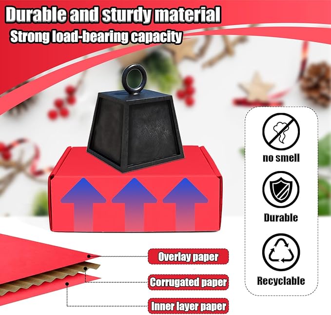 Small Shipping Boxes, 50 Pack Cardboard Box Corrugated Mailer Boxes Small Corrugated Boxes For Shipping Packaging Craft Gifts Giving Products, 6 x 4 x 1.6 Inches (Red)