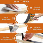 Joist Tape 3" x 50', 2pack Self-Adhesive Deck Joist Flashing Tape for Hardwood, Thermal Wood, PVC, Pressure Treated, and Composite Decking