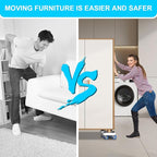 New Upgrade Furniture Movers with Wheels, Furniture Sliders with 360° Rotatable 1.25in Wheels, Furniture Dolly for Moving Heavy Sofa, Bed, Load Capacity Up to 900lb
