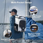 SPARTER Backpack Cooler Insulated Leak Proof 33/49 Cans, 2 Insulated Compartments Thermal Bag, Portable Lightweight Beach Travel Camping Lunch Backpack for Men and Women