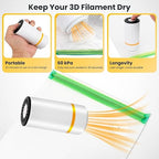 3D Printer Filament Storage Bags Vacuum Storage Bags Kit 3D Printer Accessories with Storage Bags (13x15 inches), Desiccants, Auto Pump, Sealing Clips, Humidity Resistant (Electric Pump Only)