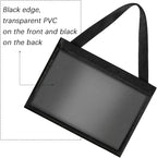 Frienda 2 Pieces License Plate Holder with Hanging Strap Dealer Plate Holder Test Drive Tag Bag Black Frame Cover and Bracket for Car SUV Truck