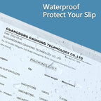 500 PCS 9.5"x 12" Clear Self-Adhesive Packing List Envelopes - Fit 8.5x11 inch Lettter - Shipping/Mailing Pouch Enclosed Bags for Packing Slips Invoice Label