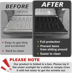 TripleAliners Tailgate Mat Compatible with 2022-2024 2025 Ford Maverick & Hybrid Model Tailgate Accessories Liner Protector All Weather TPE Custom Fit (Won't Fit Drop-in Liners)