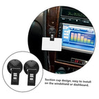 Mikinona 1 Pair Car Suction Cup Clamp Car Mounted Clamp Car Accessory Car Supply Car Note Pad Holder Memo Windscreen Holder Parking Permit Holder Suction Car Clamp Cars Glasses Car Clip PVC