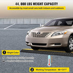 Happybuy 1 Pack of 3-Channel Rubber Cable Protector Ramps Heavy Duty 44000Lbs Load Capacity Cable Wire Cord Cover Ramp Speed Bump Driveway Hose Cable Ramp Protective Cover