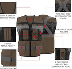 Safety Vest High Visibility Reflective Construction Vest for Men Women