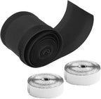 Floor Cable Cover Protector for Wires, 3 Meters Long Cord Management Solution for Office Carpet, Black Polyester Cable Raceway
