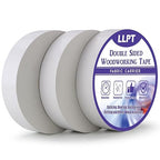 LLPT Double Sided Woodworking Tape 1.5" x 150Ft Each 3 Pack Double Face Turner Woodworker Adhesive Tape Removable Residue Free for Wood Template (WT15150W3)