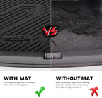LASFIT Cargo Mat for Audi Q5/SQ5 2018-2025(Include Q5/SQ5 Sportback), Custom Fit All-Weather TPE Rubber Trunk Mat for Audi Accessories, Waterproof, Easy to Clean, Black
