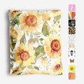 10x13 Poly Mailers – Sunflowers – Waterproof, Tear-Resistant Shipping Bags with Adhesive Seal – 100 Pack – Package Mint