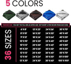 PROTARP Extreme Heavy Duty 22 Mil Tarp Cover, Waterproof, UV Resistant, Rip and Tear Proof, Poly Tarpaulin with Reinforced Edges for Roof, Camping, Patio, Pool, Boat. (White 50′ X 50′)