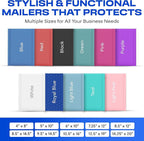 Royal Blue Poly Bubble Mailers 7.25x12 inch #1 | Self Seal Padded Envelopes | Cushioned Bubble Mailer | Usable Size 7.25x11 | WaterProof | Lightweight mailing Shipping Bags | 100 Pack Bulk