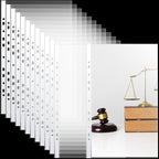 200 Pcs 8.5 x 14 Legal Size Heavyweight Clear Sheet Protectors, Heavy Duty 11-Hole Fit for 3 & 4 Ring Binder, Plastic Page Thick Document Protector, Binder Sleeves for Cards Photo Archive