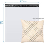 Metronic Poly Mailers 24×24 50 Pcs Large Shipping Bags for Clothes Plastic Mailers Strong Self Seal Adhesive Shipping Envelopes for Small Business Tear-resistant Mailer Bags Mailing Envelopes White