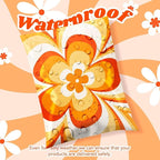 Metronic Poly Mailers 10x13" 1200pc Orange Flower, Small Shipping Bags for Clothes, Self Seal Shipping Envelopes for Small Business,Waterproof Mailers Poly Bags for Shipping,Packaging Mailing Bags