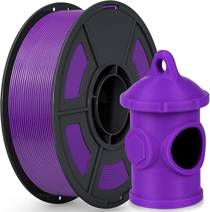 iSANMATE ASA Filament 1.75mm Purple 1KG, UV & Weather Resistant 3D Printer Filament Perfect for Outdoor Functional Parts, Dimensional Accuracy +/- 0.02mm, 1kg Spool (2.2lbs)