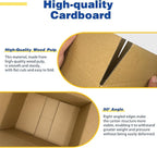 50 Pack 6x4x2 inches Small Shipping Boxes Brown Corrugated Cardboard Boxes for Packing, Mailing, Moving, Business