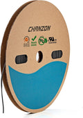 Chanzon 3:1 Ratio - 80ft Roll - Heat Shrink Tubing 1/16" (1.6mm) - Marine Grade Waterproof Adhesive Lined - (25M Total Length) Black Polyolefin Sleeving Wrap Shrinking 3 to 1 Ratio 1pcs