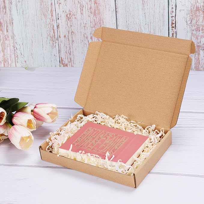 PHAREGE 7x5x1 inch Shipping Boxes Bulk 50 Pack Brown, Tab Lock Tuck Top Mailer Boxes for Packaging Small Business, Small Cardboard Gift Boxes for Wrapping Mailing Present