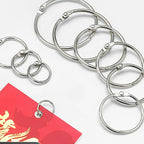 30Pcs Metal Binding Binder Rings Heavy Duty Document Rings for Binders Notebooks Journal School Office Accessories Binder Clips