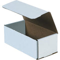 Box USA BM843 8"L x 4"W x 3"H, White (Pack of 50)