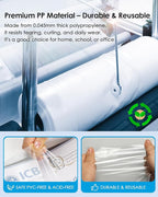KTRIO 120 Pack Sheet Protectors 8.5 x 11 inch, Clear Page Protector for 3 Ring Binder, Plastic Sleeves for Binders, Top Loading Paper Sheets Document Sleeve Letter Size, Office & Home