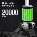 Rechargeable Camping Lantern — Adjustable Height Portable Light, Easy Setup for Camping, Backyard, Home & Emergency Use