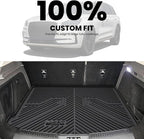 LASFIT Trunk Mat for Lincoln Corsair 2025 2024 2023 2022 2021 2020, All Weather TPE Cargo Mats Custom Fit Cargo Liner Front & Rear Trunk Liner, Black, Easy to Clean