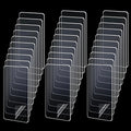 30PCS Double Sided Adhesive Pads for Mounting, Two Sided Pre-Cut Rectangle Tape, Double Sided Tape for Walls Hanging, 2 Sided Nano Wall Mount Heavy Duty Removable Clear,3.62inch x 1.38inch