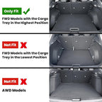 LASFIT Floor Mats & Seatback Mats & Cargo Mat for Nissan Kicks 2025-2026 FWD (Not Fit AWD & 2025 Kicks Play),All Weather TPE Custom Fit Durable Floor Liners for Kicks 2025-2026 S/SR/SV Car Mats