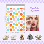Metronic Poly Mailers 14.5x19 Inch 50pcs Shipping Bags for Clothes,Self Adhesive Shipping Envelopes for Small Business,Waterproof Mailers Poly Bags for Shipping,Packaging Mailing Bags Color Polka Dots