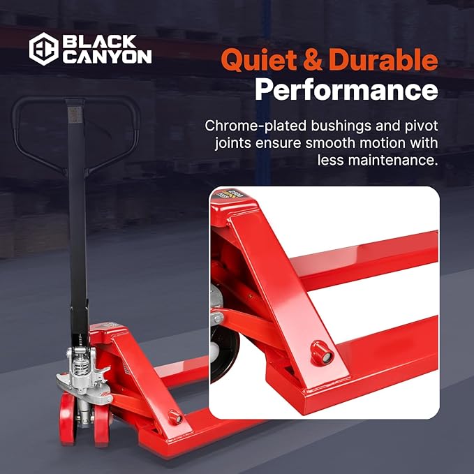 NORTHSKY Narrow Manual Pallet Jack, 48" x 21", 5500lb Capacity