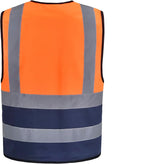 AYKRM 12 colour High visibility viz vest hi vis viz reflective work construction safety vest (XS-8XL)