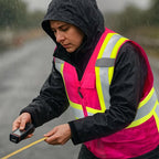 KAYGO Safety Vest with Pockets - High Visibility Reflective Vest ANSI Class 2 Construction Vest