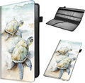 Car Registration and Insurance Holder, Leather Car Glove Box Organizer, Cool Car Accessories for ID, Driver's License Cards & Essential Document,business cards,Men&Women,Cute Two Turtles